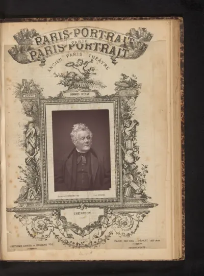 Portret van Adolphe Crémieux