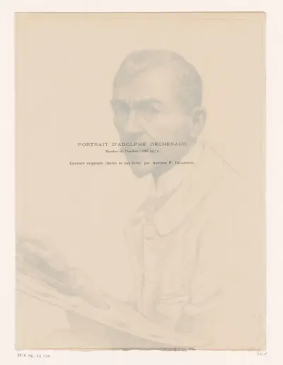 Portret van Adolphe Dechenaud