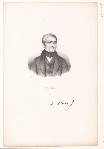 Portret van Adolphe Thiers
