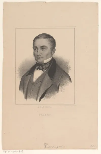 Portret van Adolphe Thiers