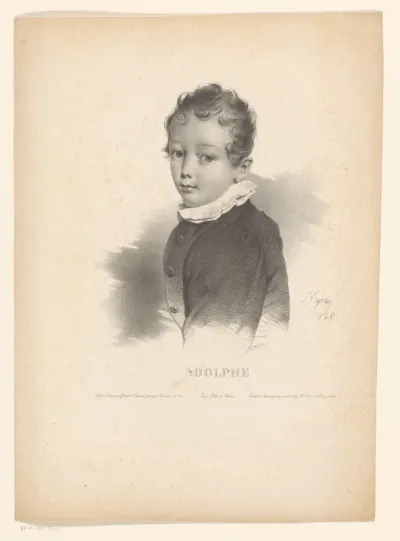 Portret van Adolphe