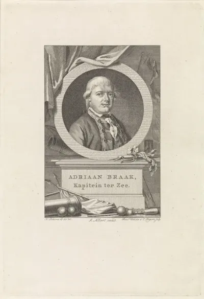 Portret van Adriaan Braak