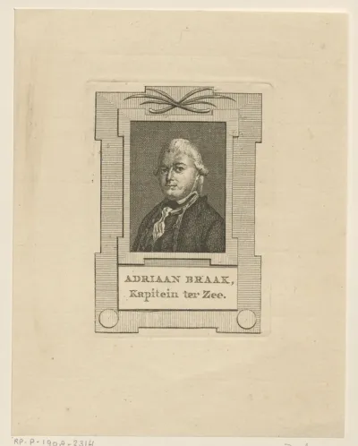 Portret van Adriaan Braak