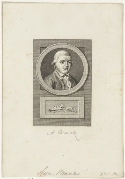 Portret van Adriaan Braak