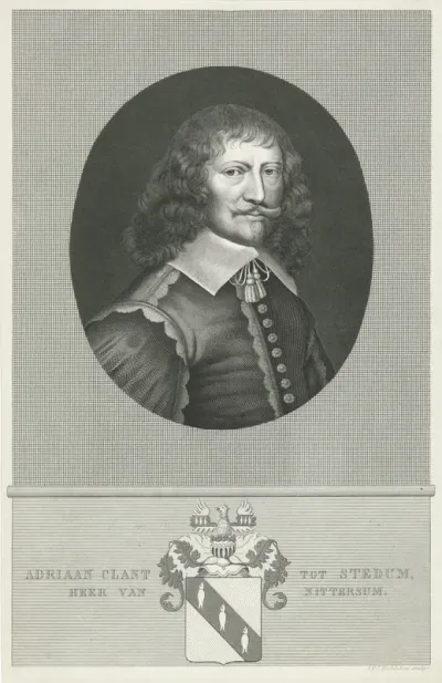 Portret van Adriaan Clant tot Stedum