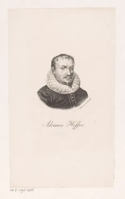 Portret van Adriaan Hoffer