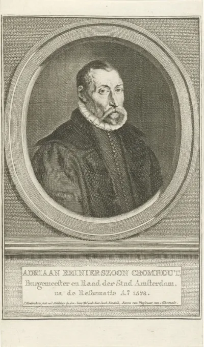 Portret van Adriaan Reinierszoon Cromhout