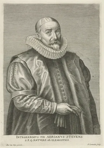 Portret van Adriaan Stevens