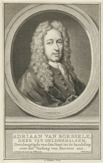 Portret van Adriaan van Borssele van der Hooge
