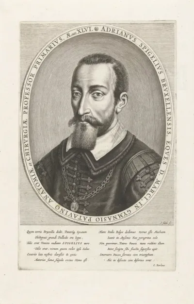 Portret van Adriaan van den Spiegel