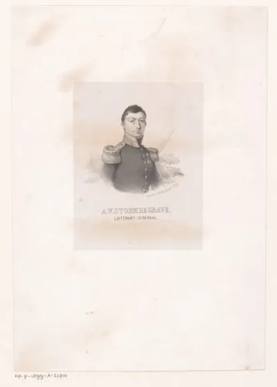 Portret van Adriaan Willem Storm de Grave