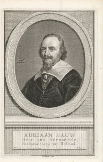Portret van Adriaen Pauw op 60-jarige leeftijd