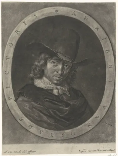 Portret van Adriaen van Ostade