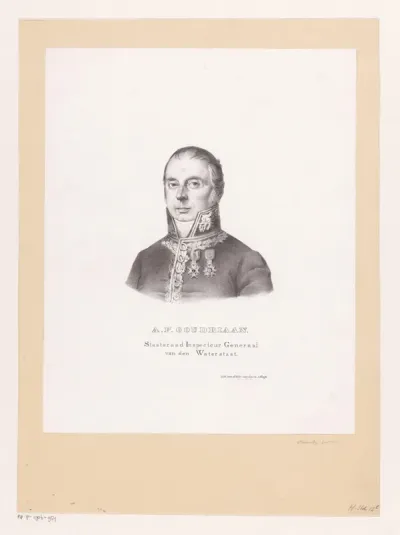 Portret van Adrianus François Goudriaan
