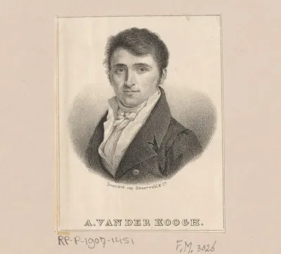 Portret van Adrianus van der Koogh
