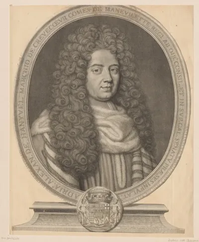 Portret van Adrien Alexandre de Hanyvel