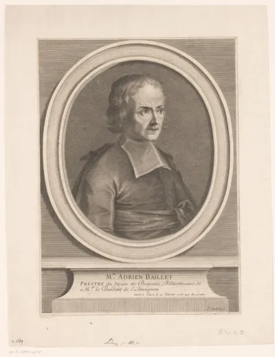 Portret van Adrien Baillet