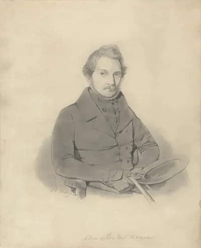 Portret van Adrien Baron de Constant Rebecque