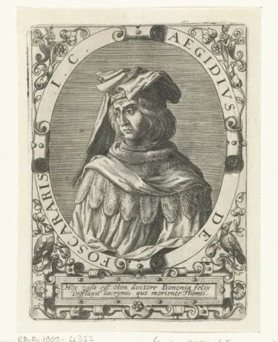 Portret van Aegidius de Fuscariis