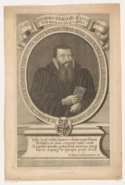 Portret van Aegidius Hunnius