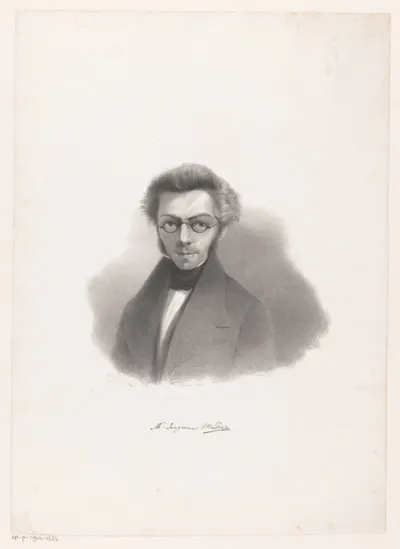 Portret van Aeschinus Saagmans Mulder