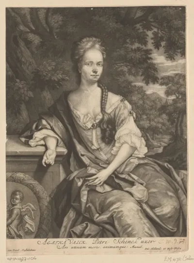 Portret van Agatha Valck