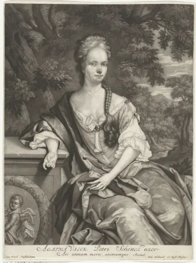 Portret van Agatha Valck