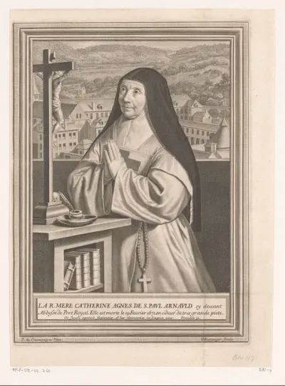 Portret van Agnès Arnauld