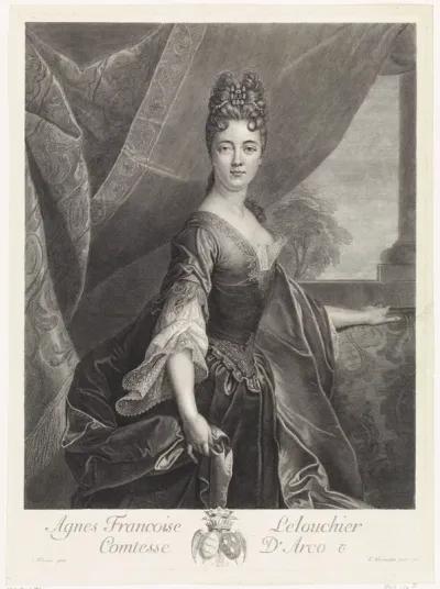 Portret van Agnès Françoise Lelouchier