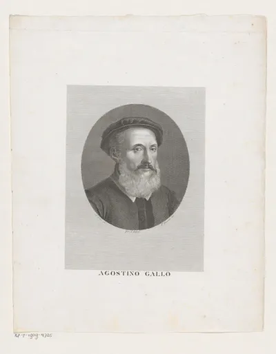 Portret van Agostino Gallo