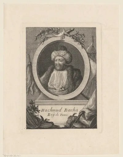 Portret van Ahmed, bey van Tunis