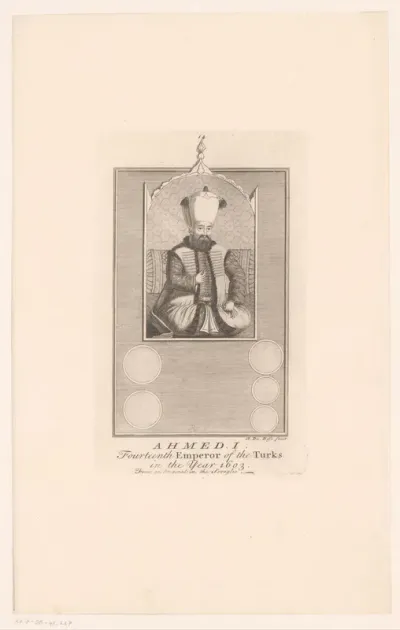 Portret van Ahmed I