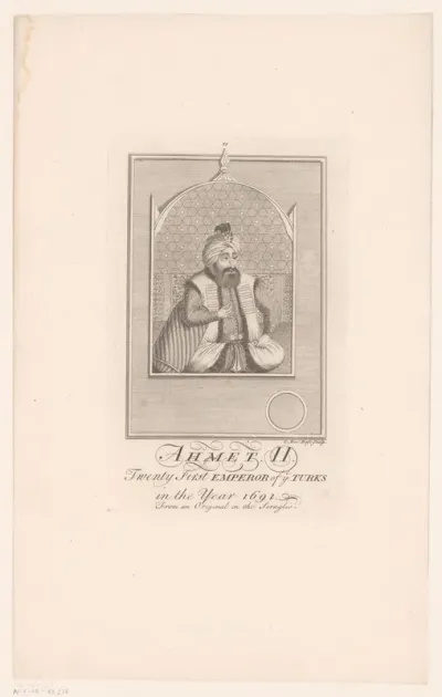 Portret van Ahmed II