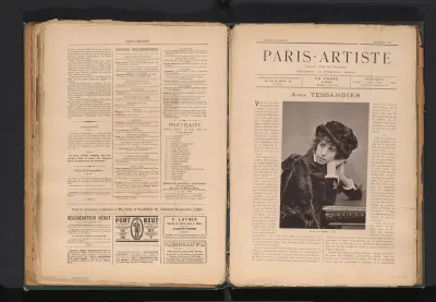 Portret van Aimée Tessandier