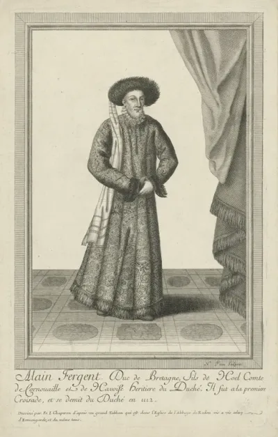 Portret van Alain IV van Bretagne (Alain Fergent)