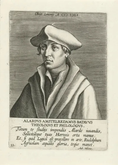 Portret van Alardus van Amsterdam