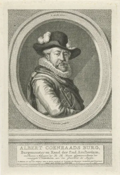 Portret van Albert Coenraads Burgh