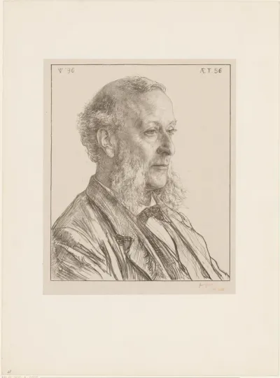 Portret van Albert Cornelis Vreede