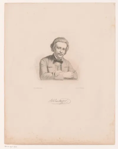 Portret van Albert Emil Brachvogel