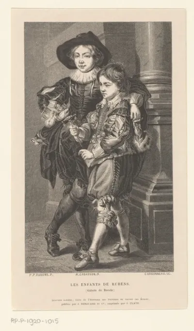 Portret van Albert en Nicolaas Rubens