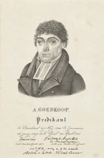 Portret van Albert Goedkoop