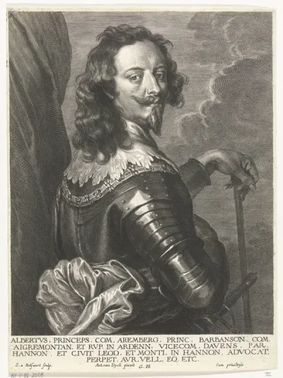 Portret van Albert, graaf van Arenberg