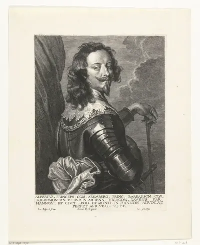 Portret van Albert, graaf van Arenberg