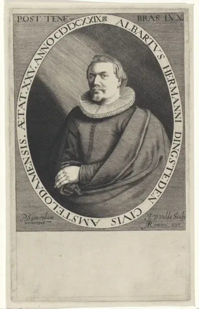 Portret van Albert Harmensz Dingsteden