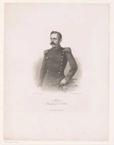 Portret van Albert I, koning van Saksen