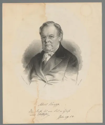 Portret van Albert Knapp