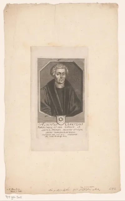 Portret van Albert Krantz