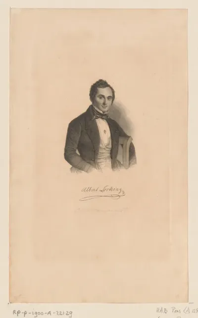 Portret van Albert Lortzing