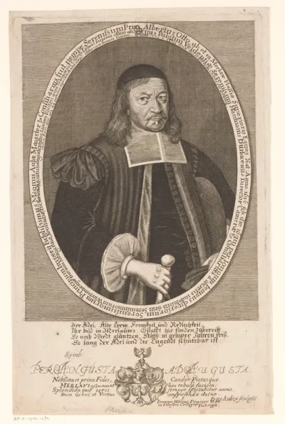 Portret van Albert Otto von Merlaw