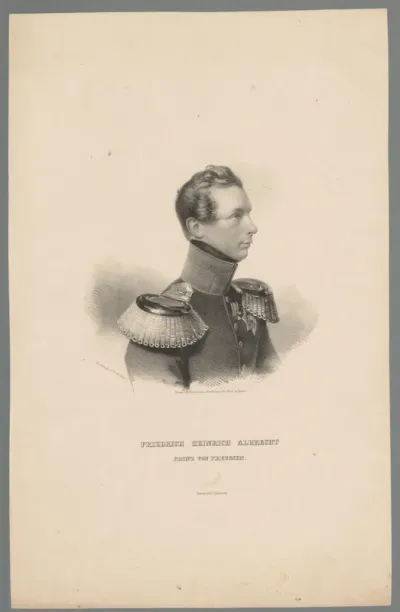Portret van Albert, prins van Pruisen
